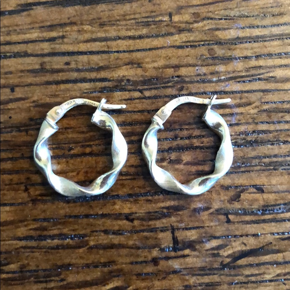 10K Yellow Gold Hoops